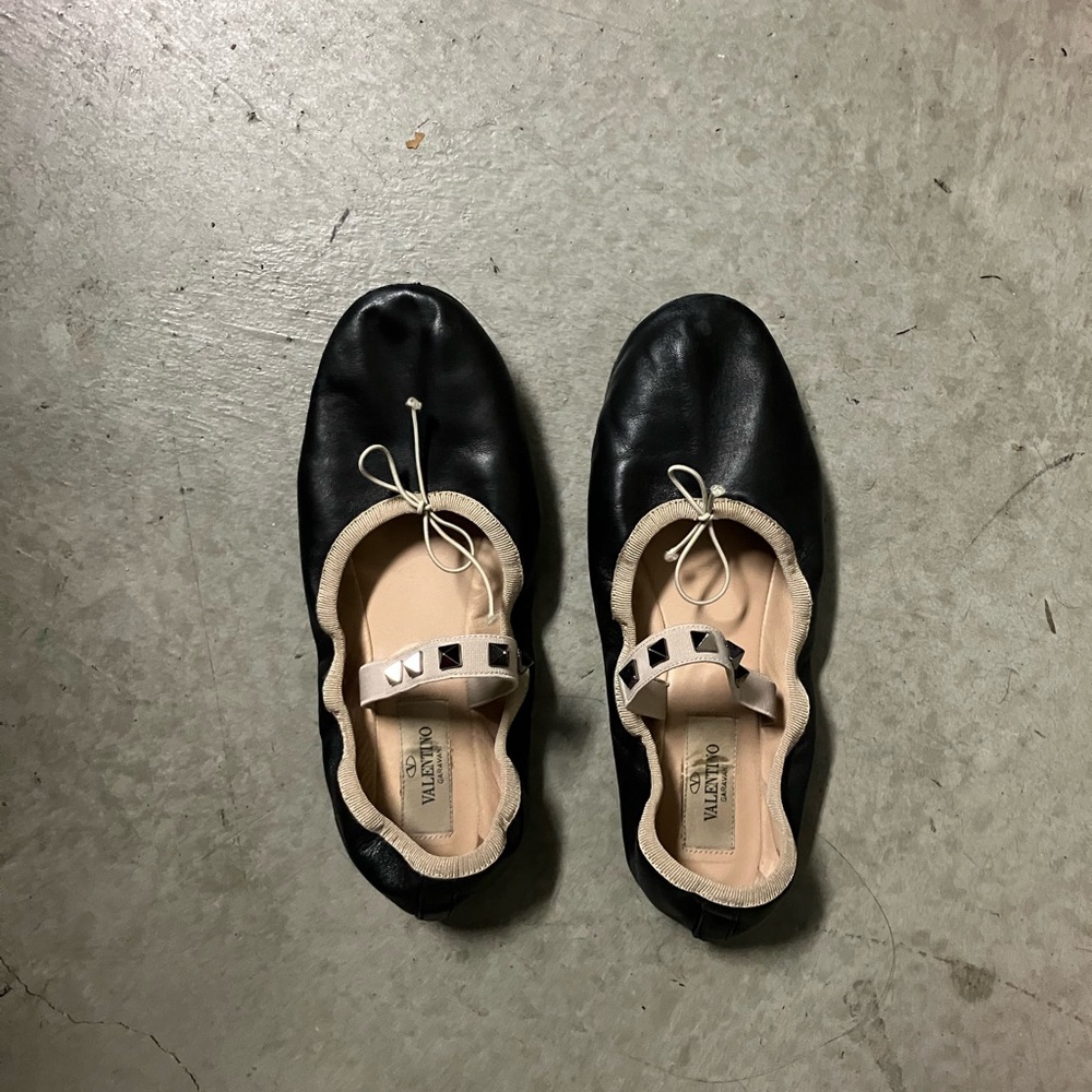 Valentino Rockstud Ballerinas